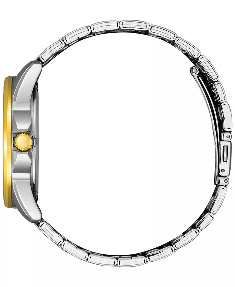 Men'S Two-Tone Stainless Steel Bracelet Watch 42Mm