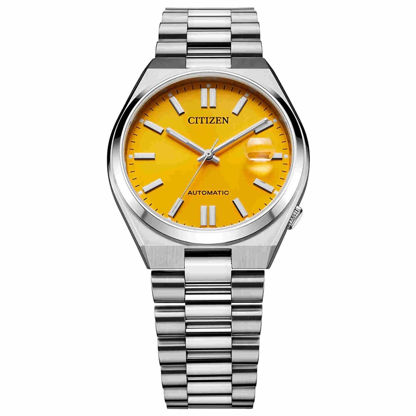 CITIZEN NJ0150-81Z Tsuyosa Automatic Yellow Dial Stainless Steel Men'S Watch