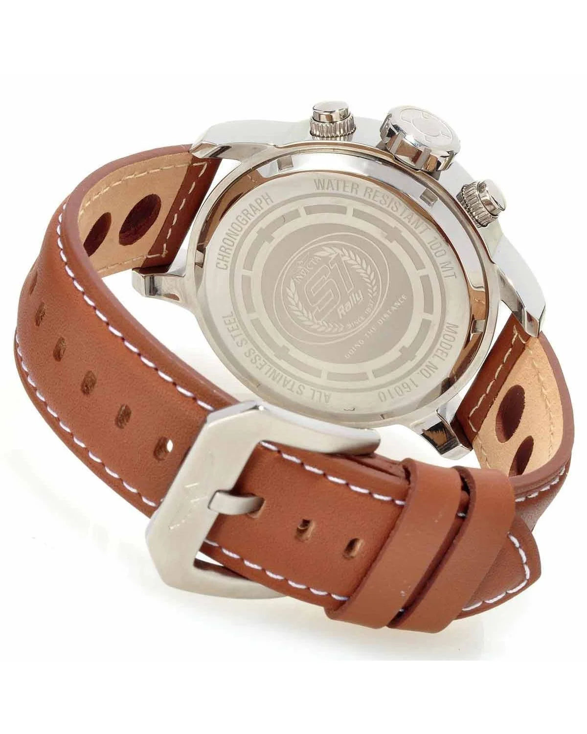 S1 Rally Chronograph White Dial Men'S Watch 16010