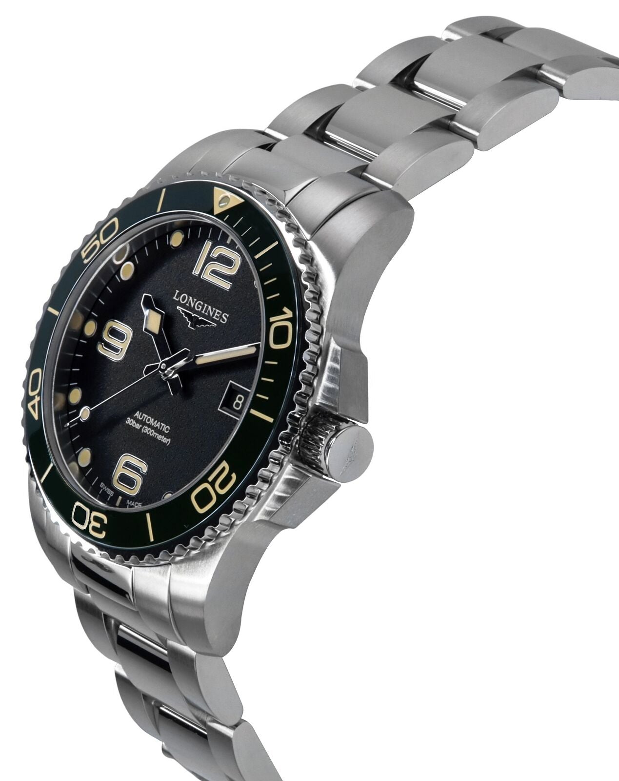 Longines Black Dial Automatic Diver'S 300M Men'S Watch L3.781.4.05.6