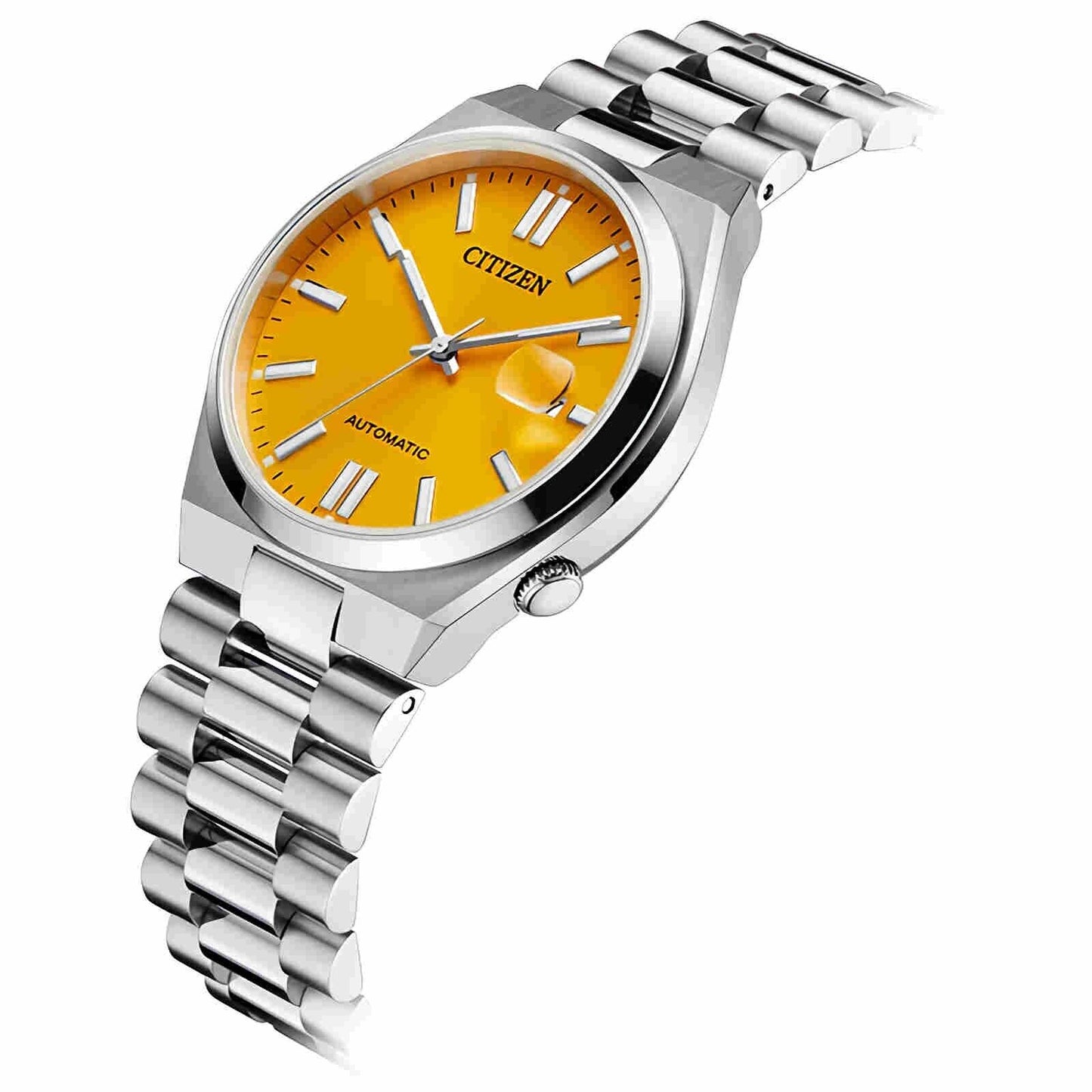 CITIZEN NJ0150-81Z Tsuyosa Automatic Yellow Dial Stainless Steel Men'S Watch