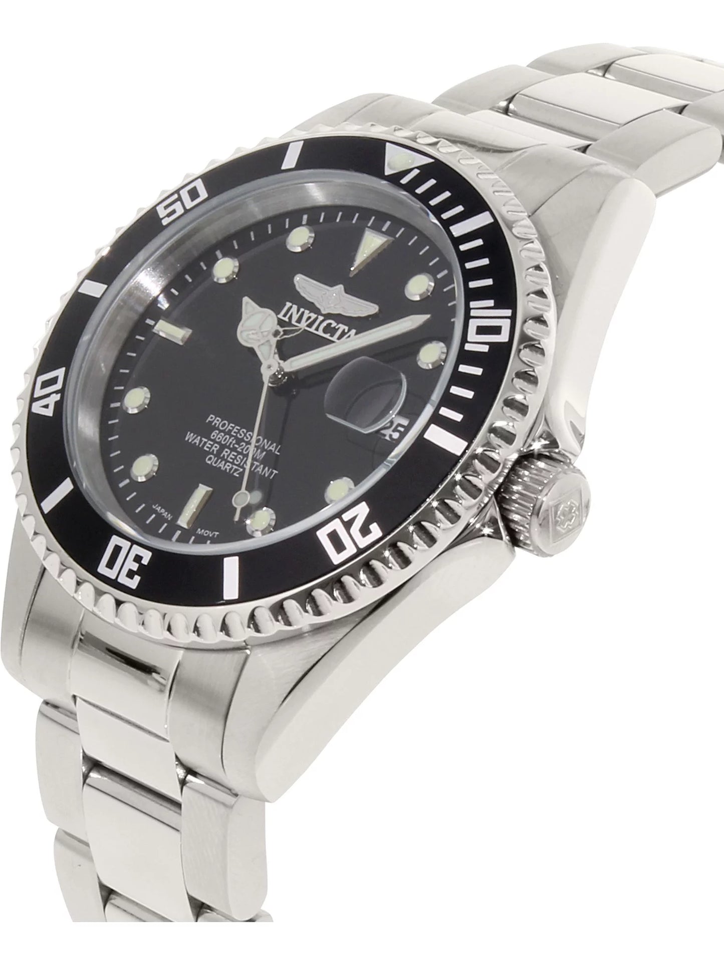 Men'S Pro Diver Analog Display Quartz Silver Watch 8932OB