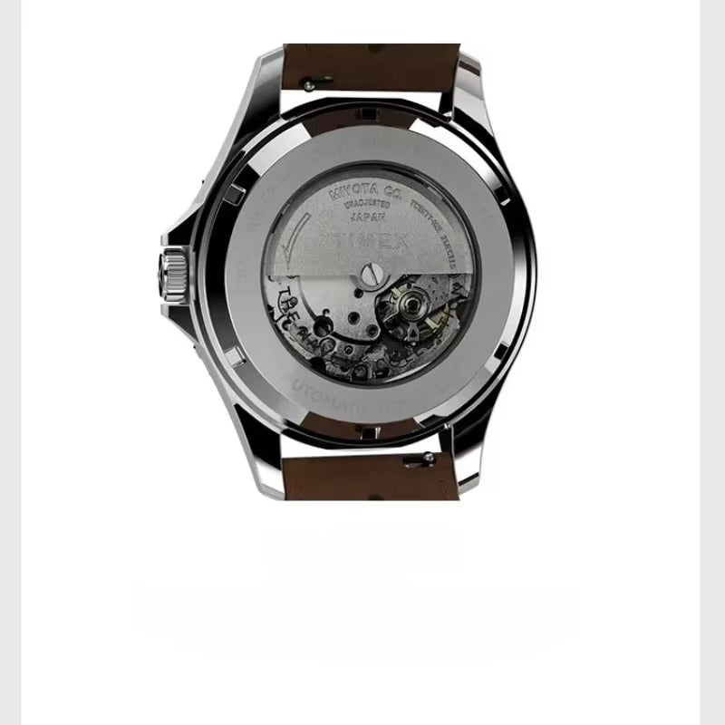 TIMEX Automatic Mechanical Watch Male American Stainless Steel Scratch Proof Waterproof Diving Watch Business Leisure Watch