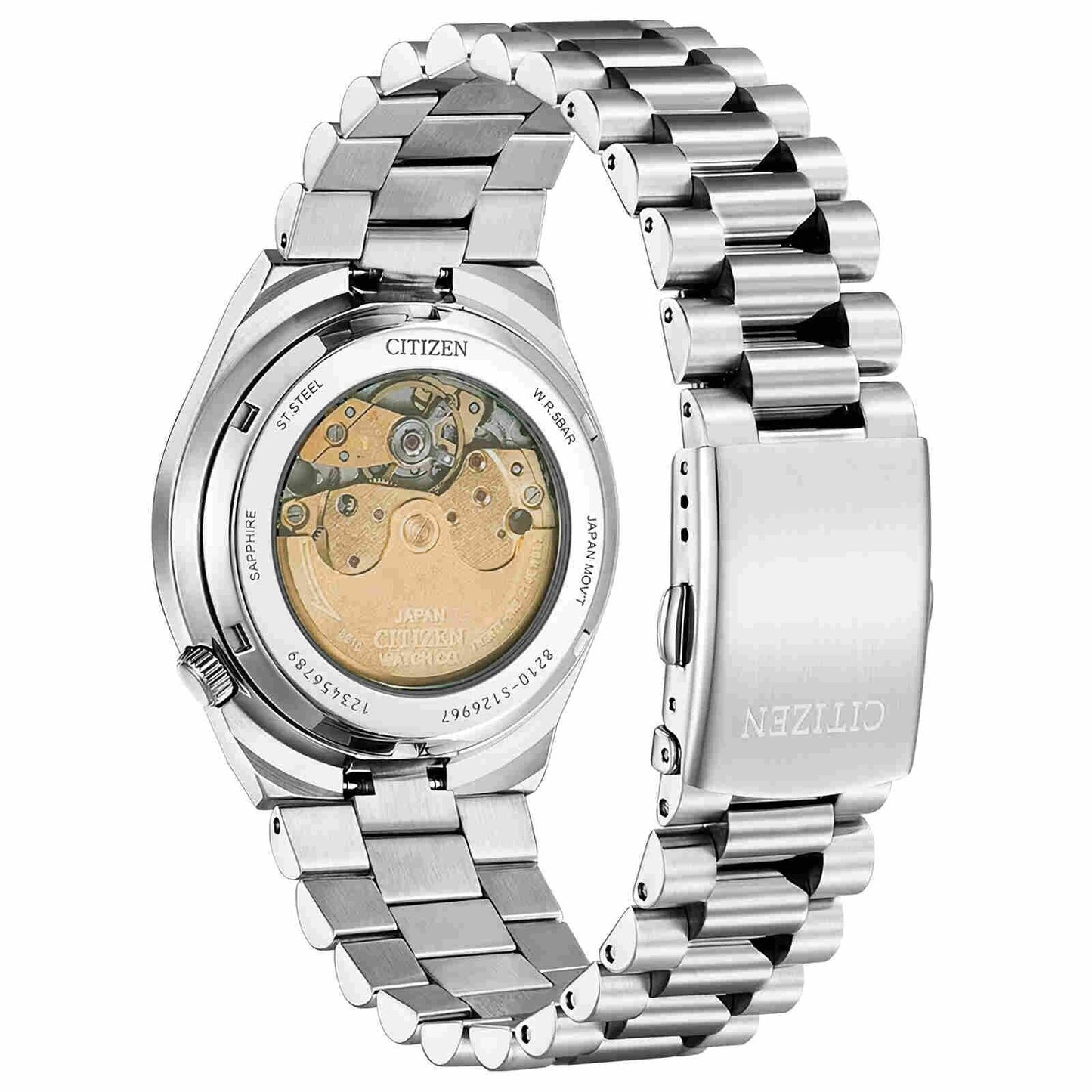 CITIZEN NJ0150-81Z Tsuyosa Automatic Yellow Dial Stainless Steel Men'S Watch