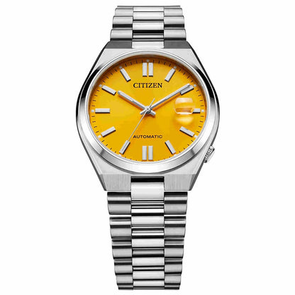 CITIZEN NJ0150-81Z Tsuyosa Automatic Yellow Dial Stainless Steel Men'S Watch