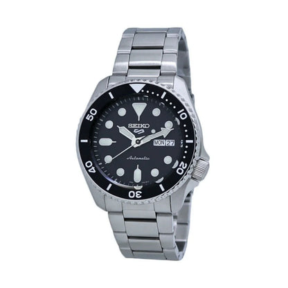 5 Sports Automatic Black Dial Men'S Watch SRPD55K1