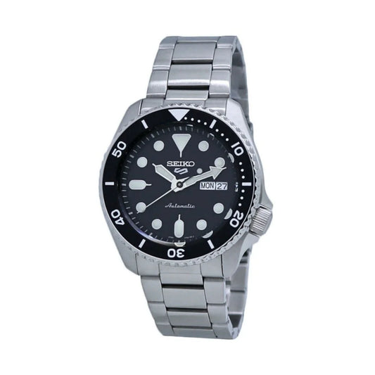 5 Sports Automatic Black Dial Men'S Watch SRPD55K1