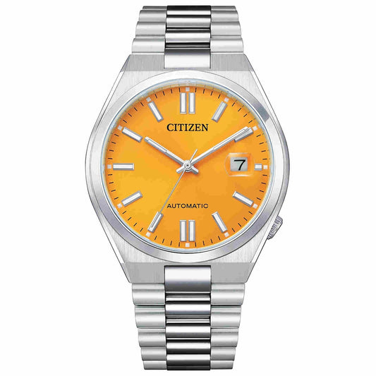 CITIZEN NJ0150-81Z Tsuyosa Automatic Yellow Dial Stainless Steel Men'S Watch