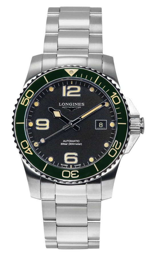 Longines Black Dial Automatic Diver'S 300M Men'S Watch L3.781.4.05.6